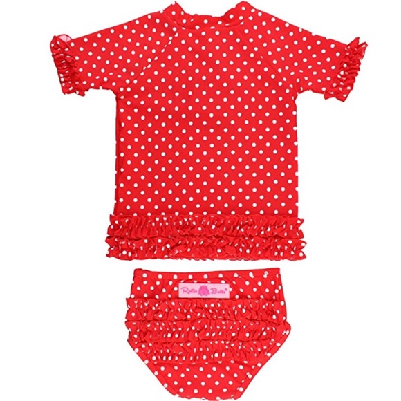 ❗️SOLD❗️🌞Baby UPF 50+ Rash Guard 2-Piece Swimsuit - Picture 2 of 8